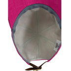 Linen Baseball Cap Pink – Detail View | CacheMio®