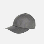 Linen Baseball Cap - Grey
