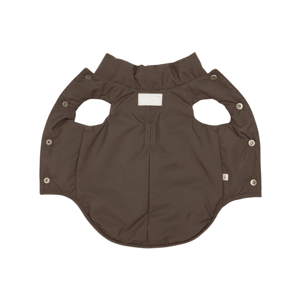 Waterproof Puffer Dog Vest (Brown) | CacheMio x CHOUCHOÚ