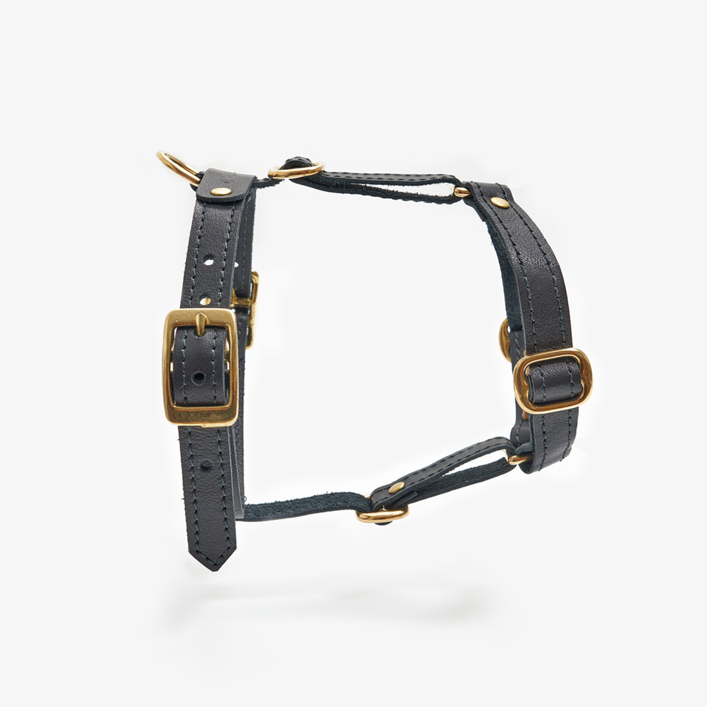 Lateral silhouette emphasizing the deep obsidian tones and cervical-shielding contours of this urban walking gear by CacheMio and CHOUCHOÚ.