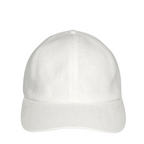 Linen Baseball Cap White – Image 6 | CacheMio®