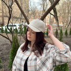 Linen Baseball Cap Natural – Image 8 | CacheMio®