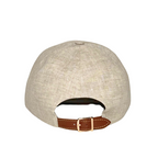 Linen Baseball Cap Natural – Image 5 | CacheMio®