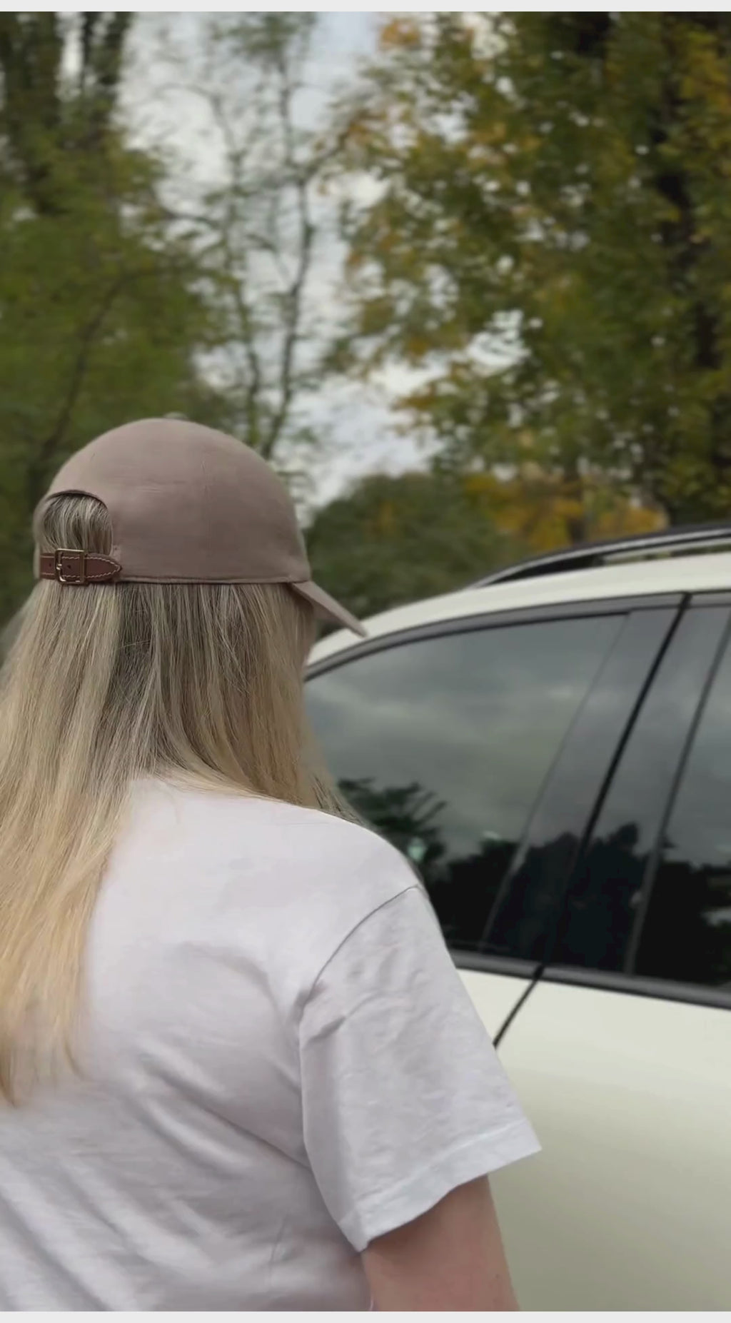Linen Baseball Cap - Cappuccino